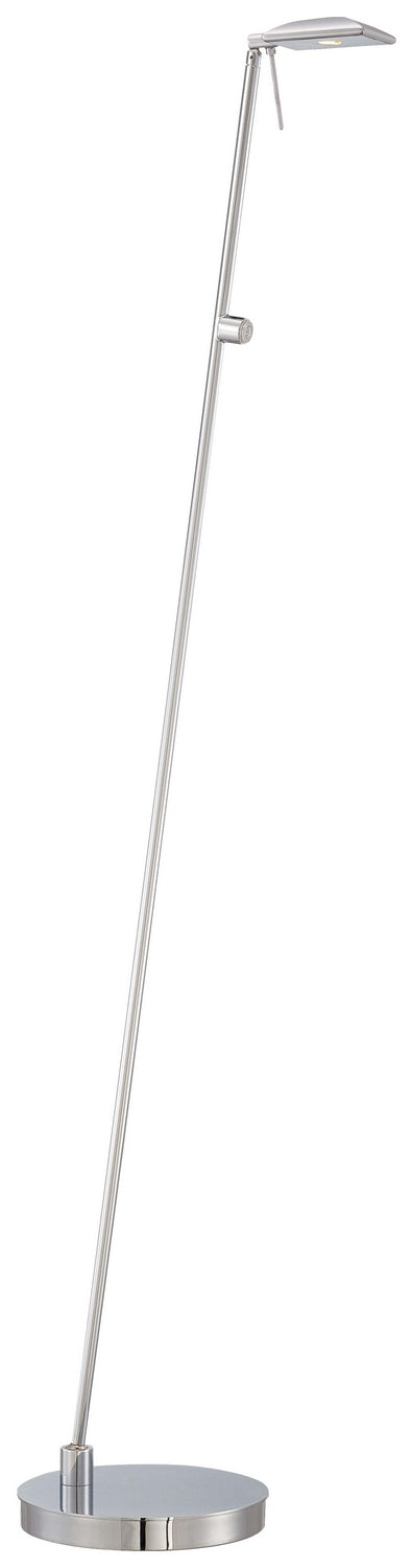 George's Reading Room LED Floor Lamp in Chrome - available from The Lighting Shoppe, trusted by Canadian homeowners