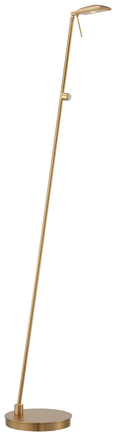 George's Reading Room LED Floor Lamp in Honey Gold - available from The Lighting Shoppe, trusted by Canadian homeowners