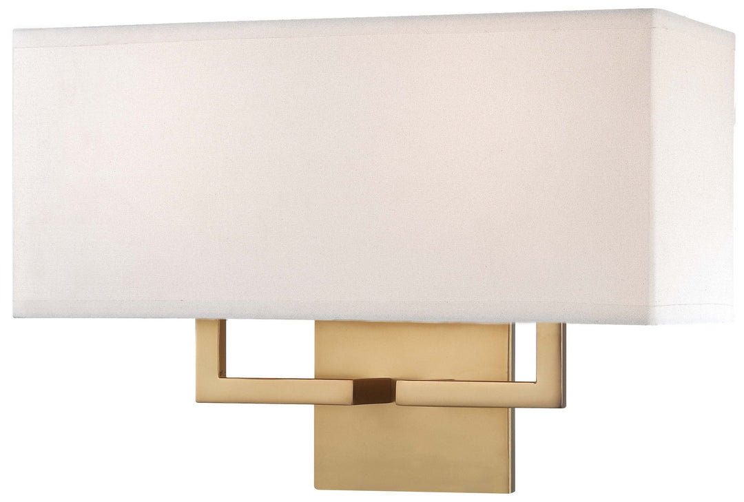 George Kovacs Two Light Wall Sconce in Honey Gold - available from The Lighting Shoppe, trusted by Canadian homeowners