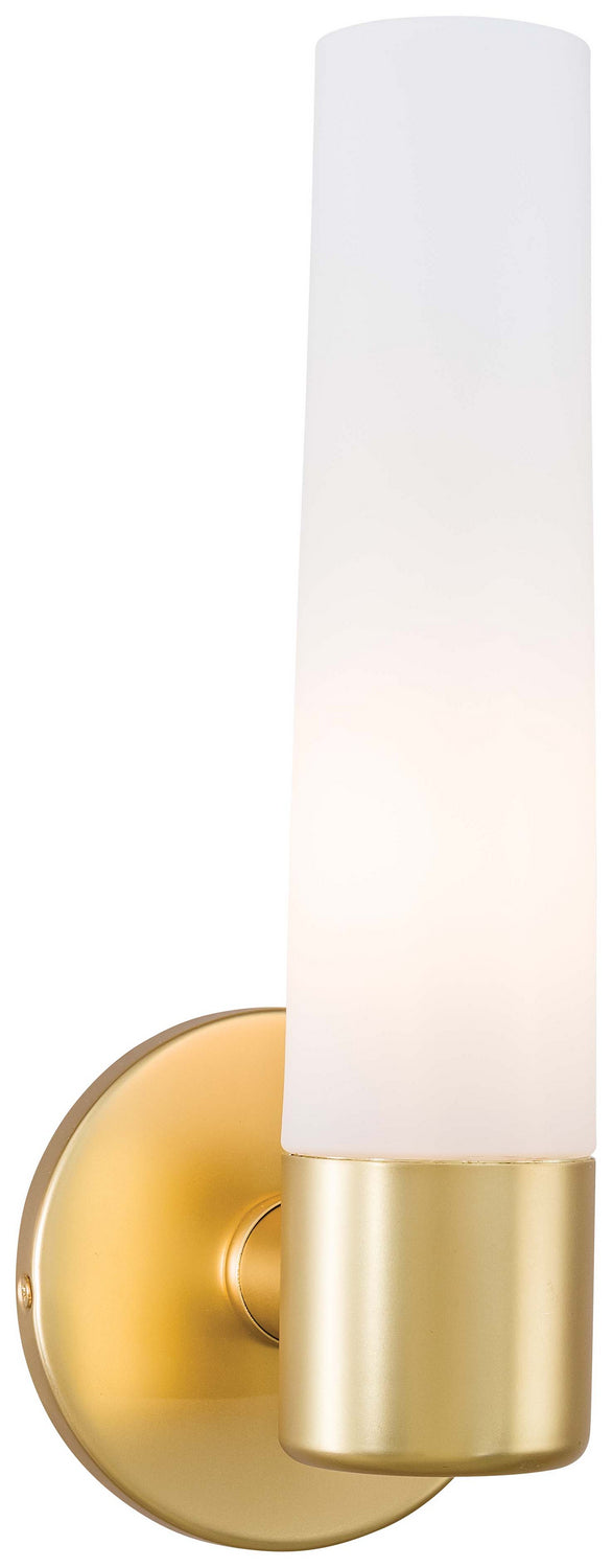 Saber One Light Wall Sconce in Honey Gold - available from The Lighting Shoppe, trusted by Canadian homeowners