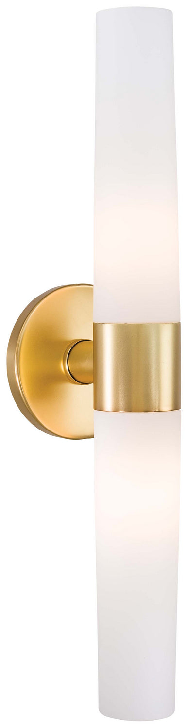 Saber Two Light Bath in Honey Gold - available from The Lighting Shoppe, trusted by Canadian homeowners
