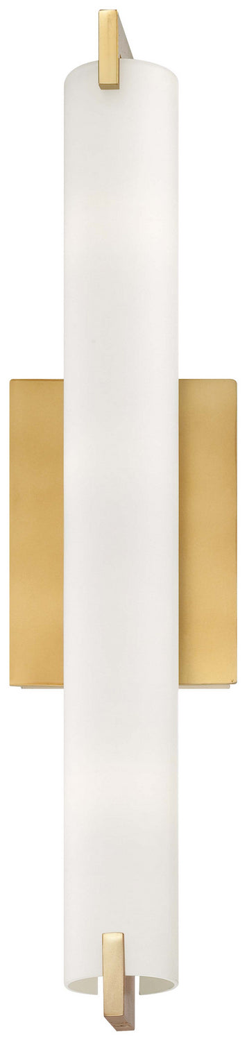 Tube Three Light Wall Sconce in Honey Gold - available from The Lighting Shoppe, trusted by Canadian homeowners