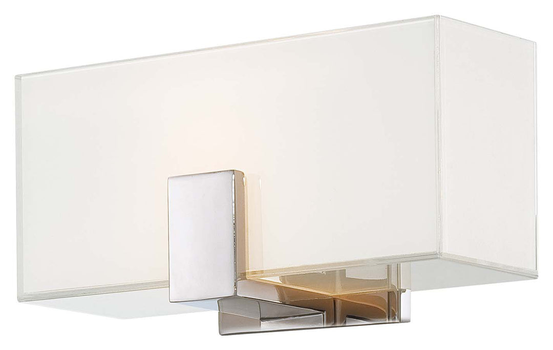 George Kovacs One Light Wall Sconce in Polished Nickel - available from The Lighting Shoppe, trusted by Canadian homeowners