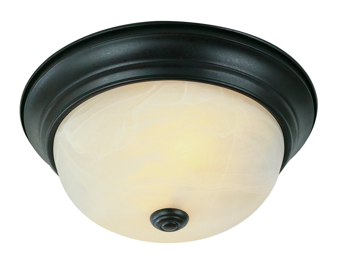 Browns Three Light Flushmount in Rubbed Oil Bronze - available from The Lighting Shoppe, trusted by Canadian homeowners