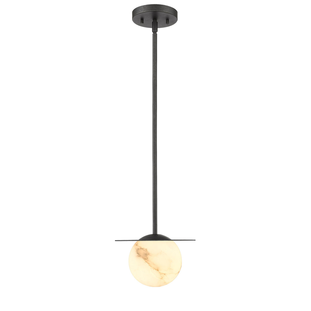Amelia 1-Light Hand Carved Alabaster Mini-Pendant By Modition - available from The Lighting Shoppe, trusted by Canadian homeowners