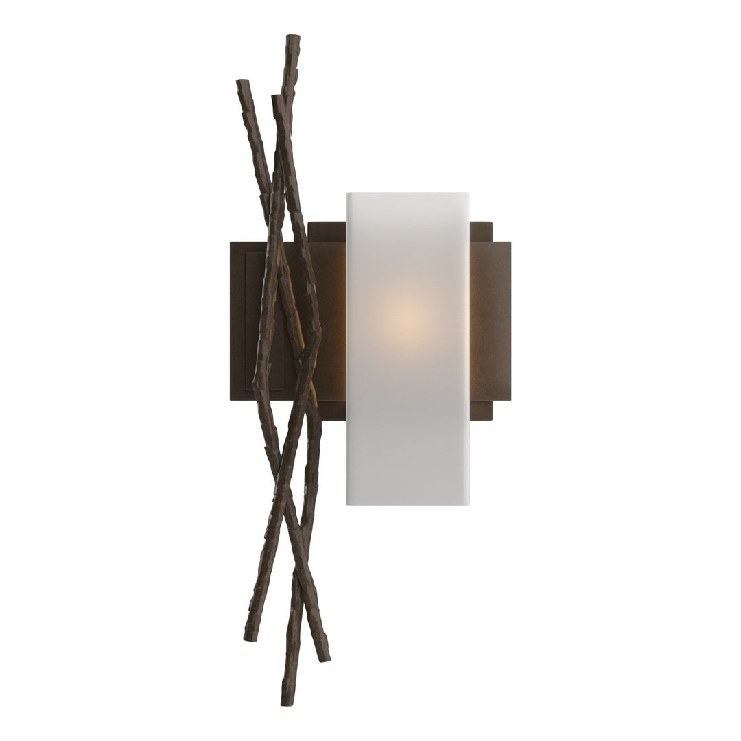 Hubbardton Forge Canada - 207670-SKT-RGT-05-GG0351 - One Light Wall Sconce - Brindille - Bronze