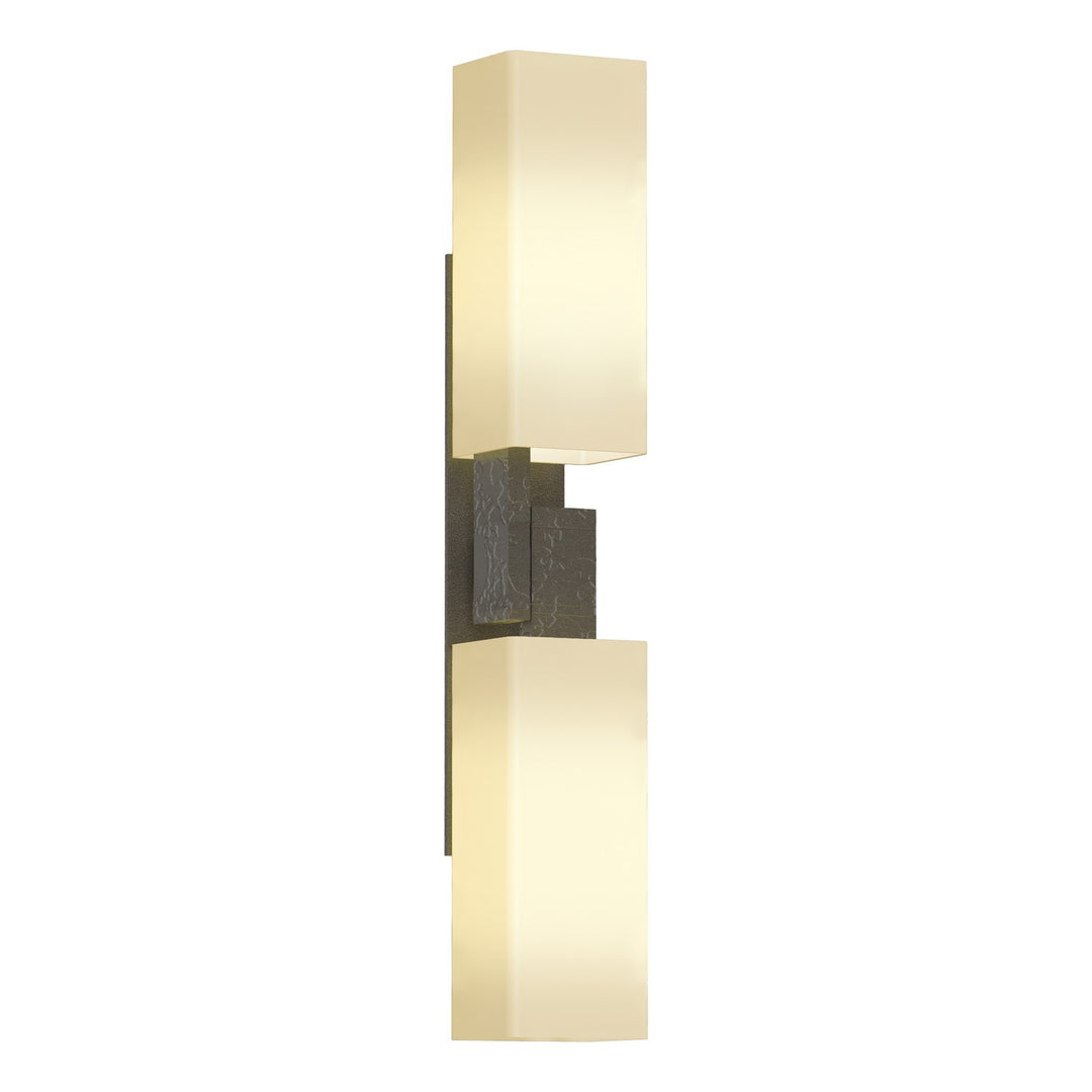 Hubbardton Forge Canada - 207801-SKT-07-GG0351 - Two Light Wall Sconce - Ondrian - Dark Smoke