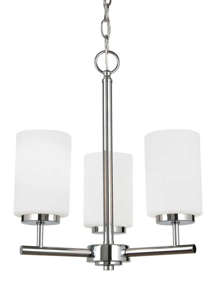 Generation Lighting Canada - 31160-05 - Three Light Chandelier - Oslo - Chrome
