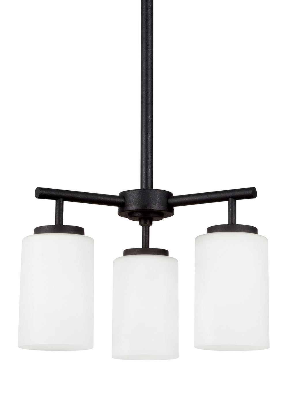 Generation Lighting Canada - 31160-112 - Three Light Chandelier - Oslo - Midnight Black