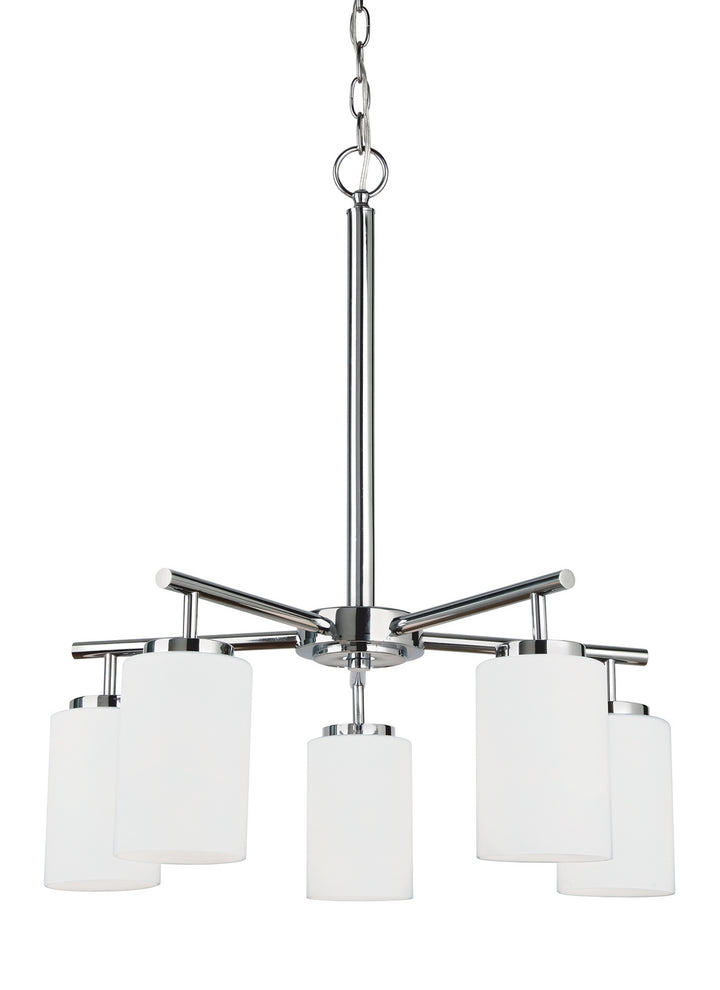 Generation Lighting Canada - 31161-05 - Five Light Chandelier - Oslo - Chrome