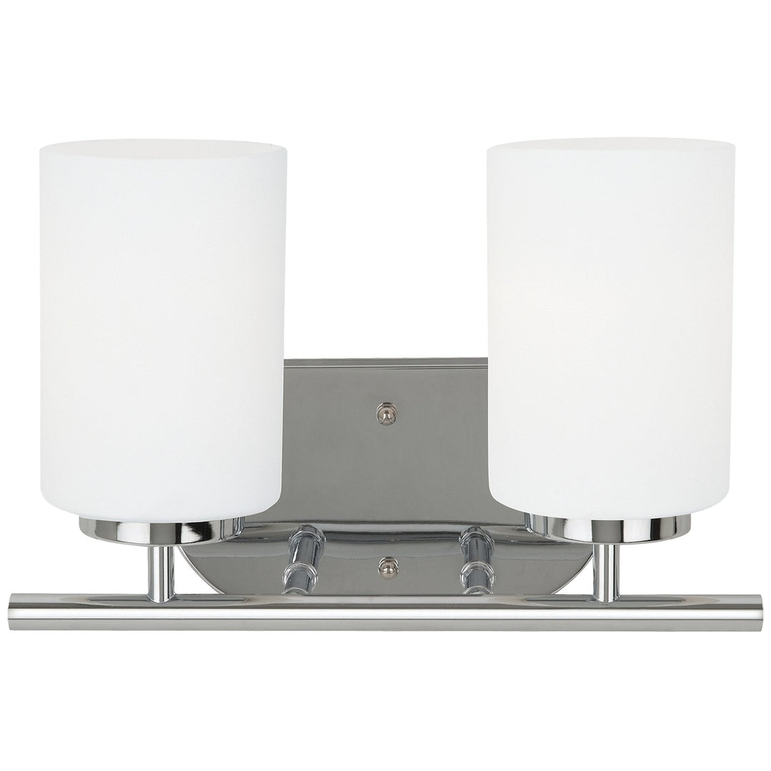 Oslo Two Light Wall / Bath in Chrome - available from The Lighting Shoppe, trusted by Canadian homeowners