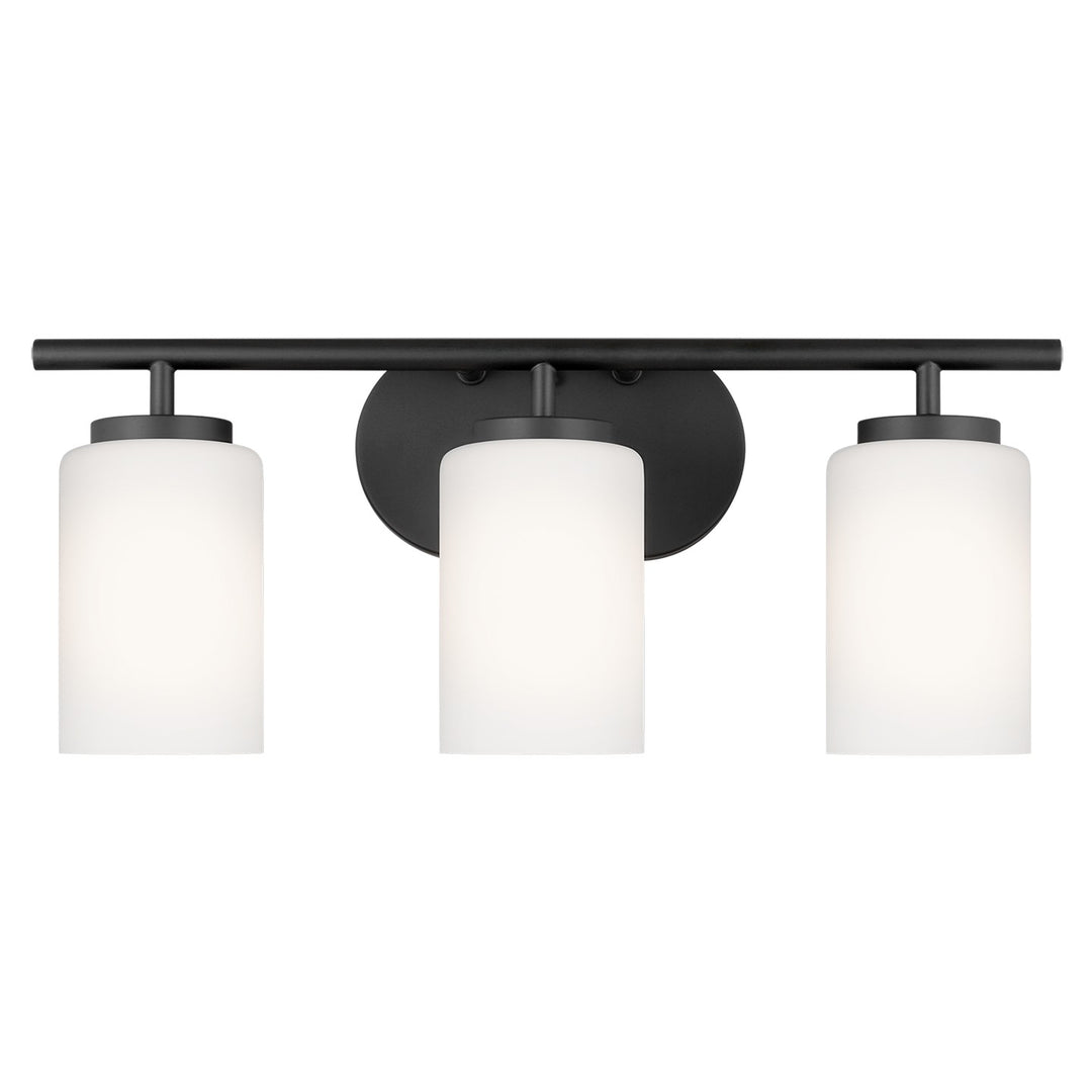 Oslo Three Light Wall / Bath in Midnight Black - available from The Lighting Shoppe, trusted by Canadian homeowners
