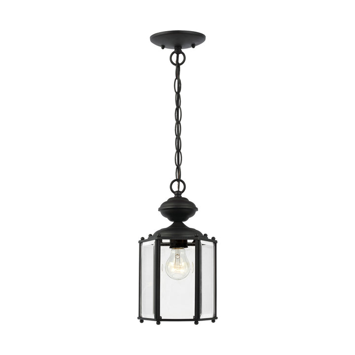 Generation Lighting Canada - 6008-12 - One Light Outdoor Semi-Flush Convertible Pendant - Classico - Black