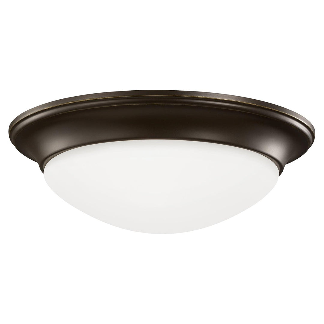 Generation Lighting Canada - 75434-710 - One Light Flush Mount - Nash - Bronze