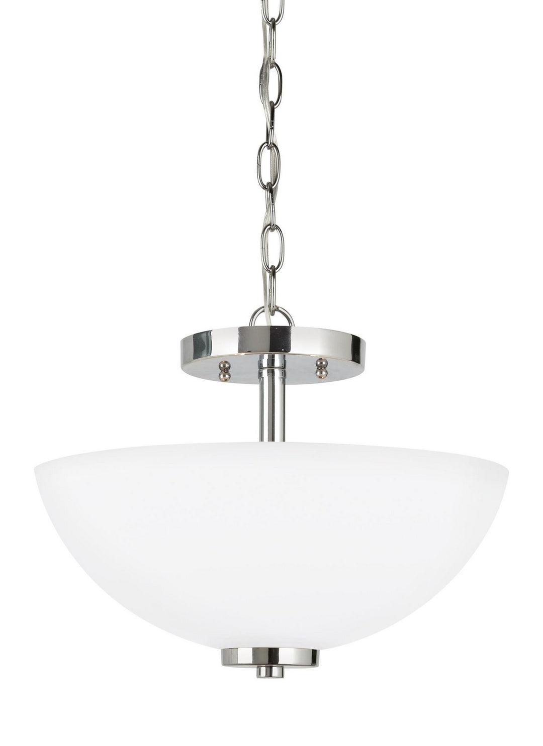 Generation Lighting Canada - 77160-05 - Two Light Semi-Flush Convertible Pendant - Oslo - Chrome