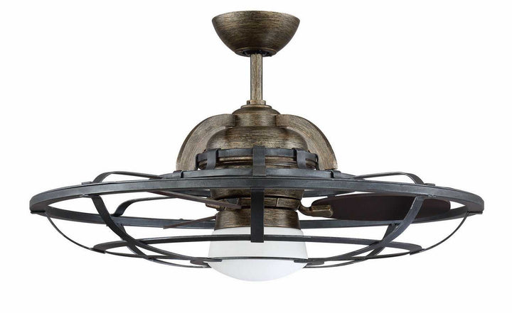 Alsace LED Fan D'Lier in Reclaimed Wood Savoy House