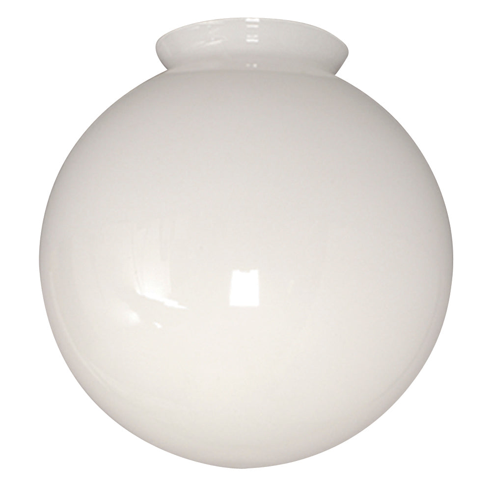Bulk Holder & Glass Pack 8`` White Glass in White - available from The Lighting Shoppe, trusted by Canadian homeowners