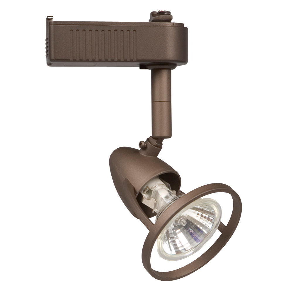 Track Lighting One Light Track Light in Bronze - available from The Lighting Shoppe, trusted by Canadian homeowners