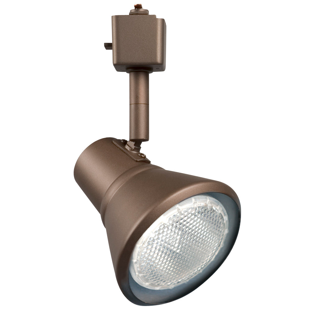 Track Lighting One Light Track Light in Bronze - available from The Lighting Shoppe, trusted by Canadian homeowners