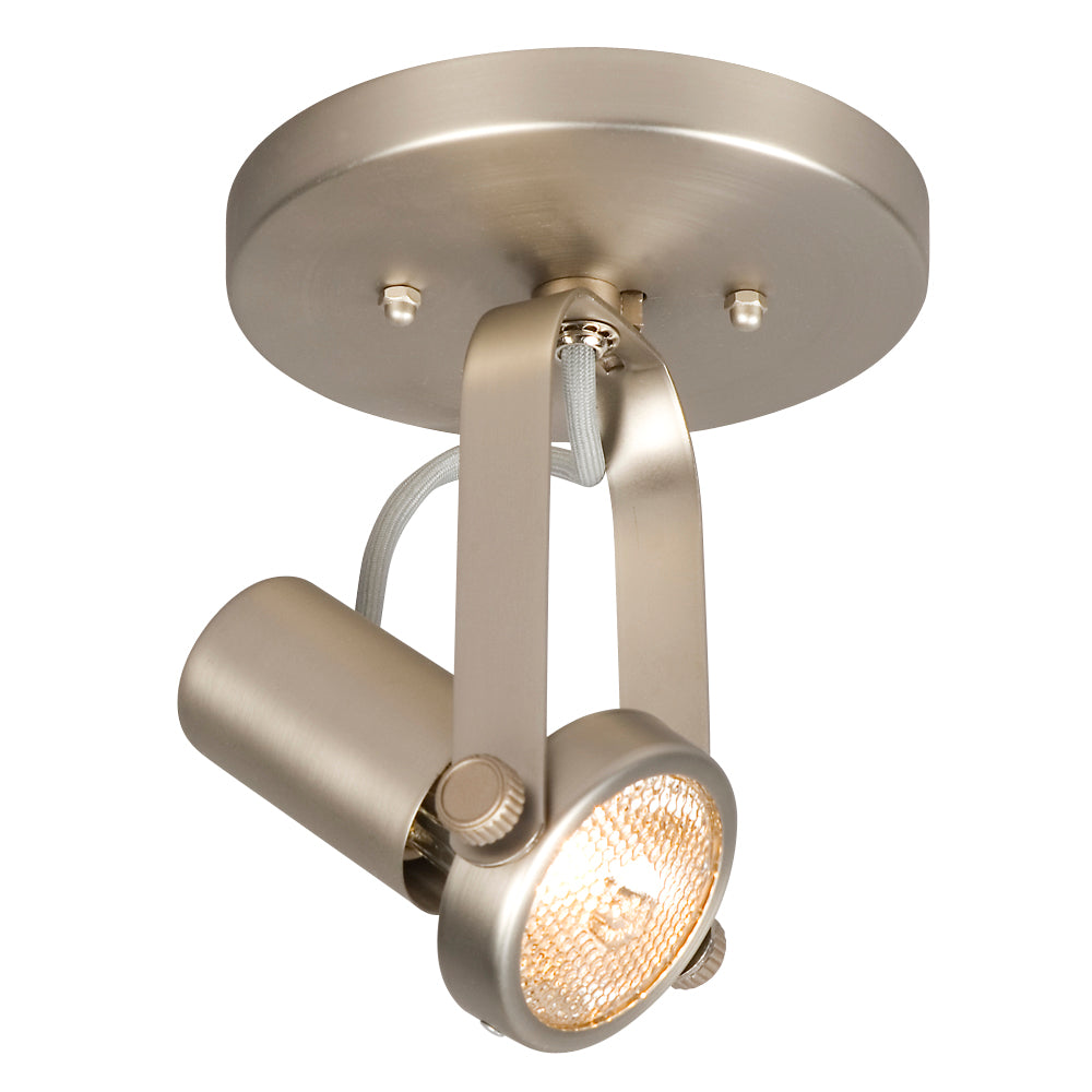 Track Lighting One Light Monopoint in Pewter - available from The Lighting Shoppe, trusted by Canadian homeowners