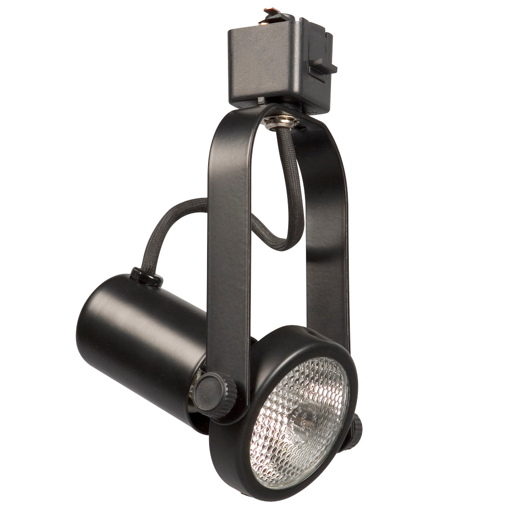 Gimbal One Light Track Light in Black - available from The Lighting Shoppe, trusted by Canadian homeowners