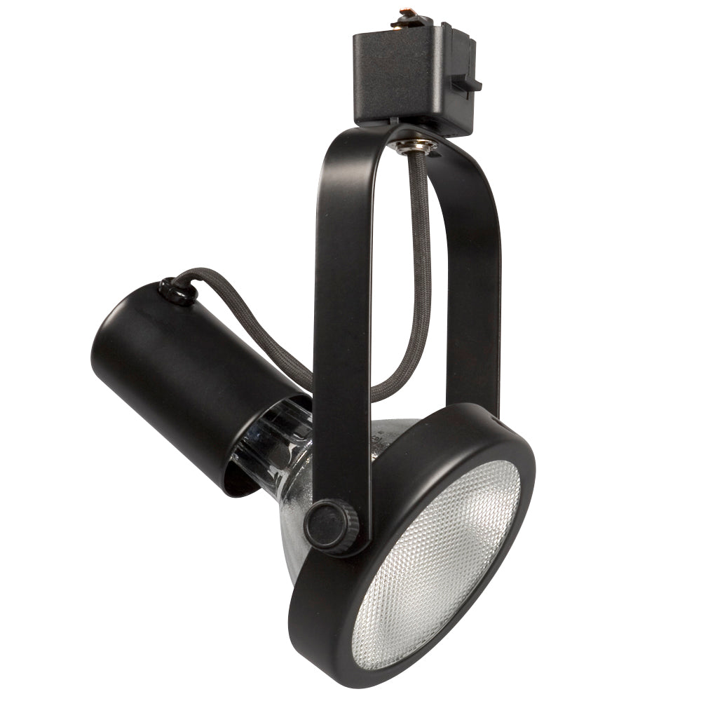 Gimbal One Light Track Light in Black - available from The Lighting Shoppe, trusted by Canadian homeowners