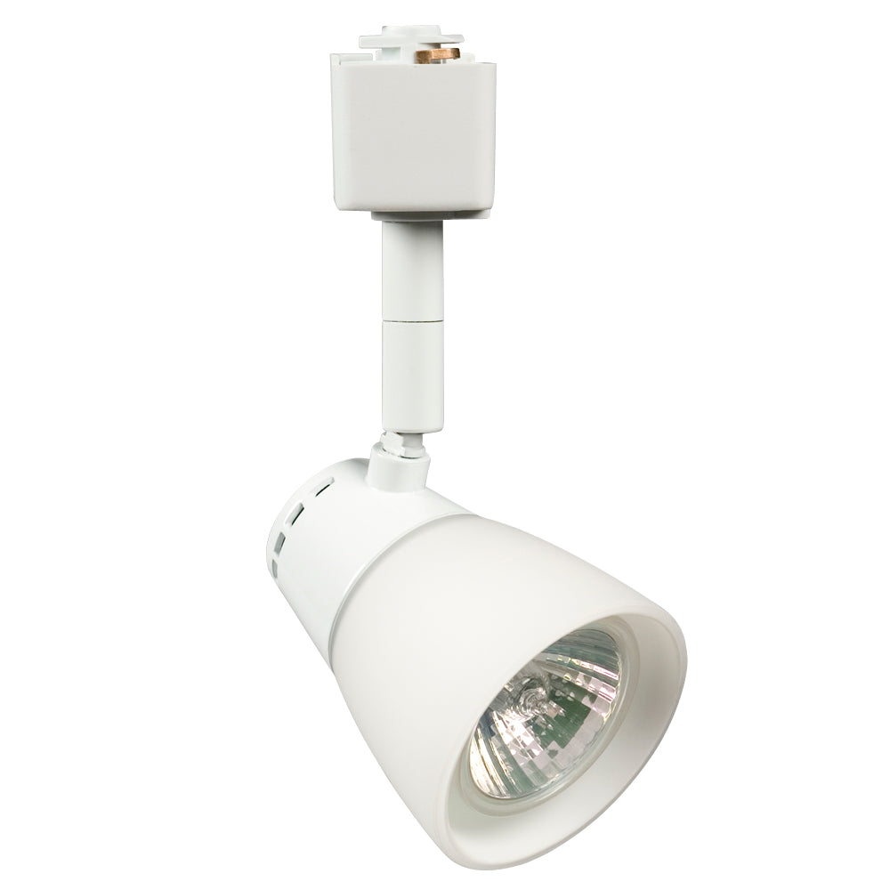 Track Lighting One Light Track Light in White - available from The Lighting Shoppe, trusted by Canadian homeowners