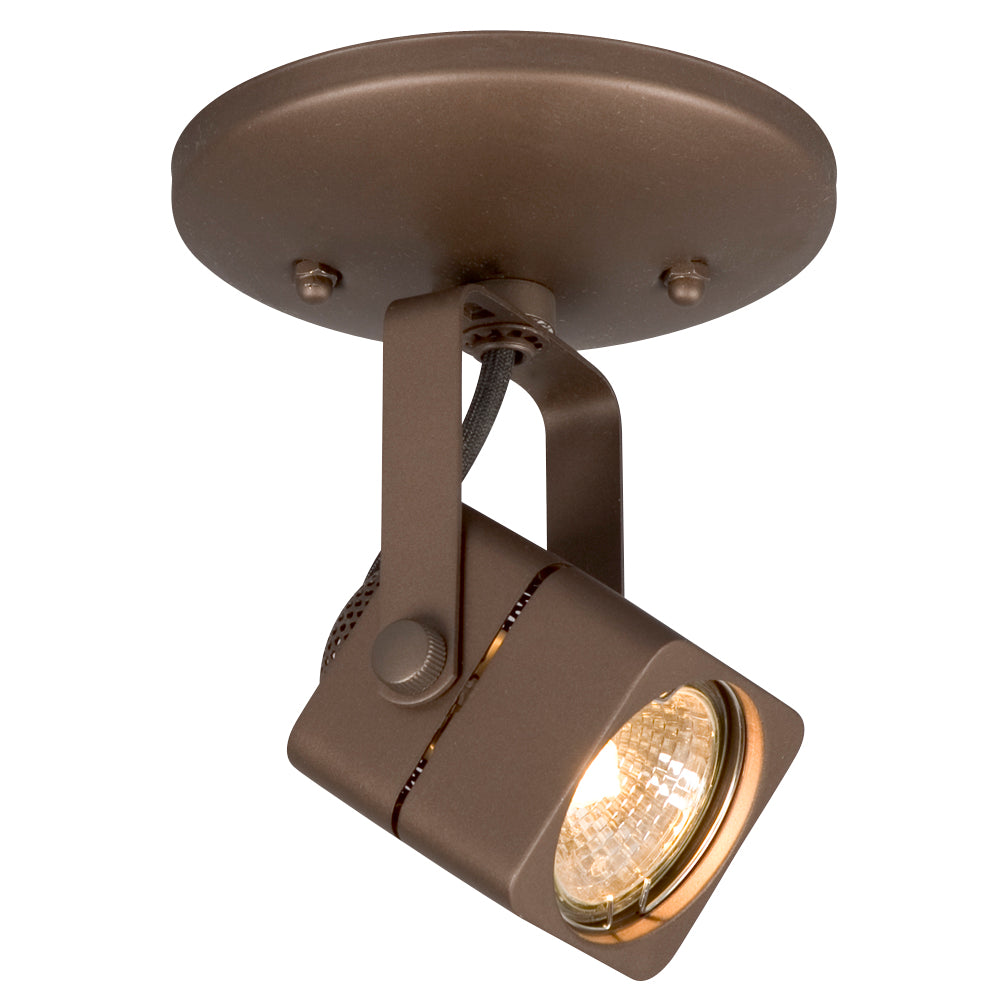 Track Lighting One Light Monopoint in Bronze - available from The Lighting Shoppe, trusted by Canadian homeowners
