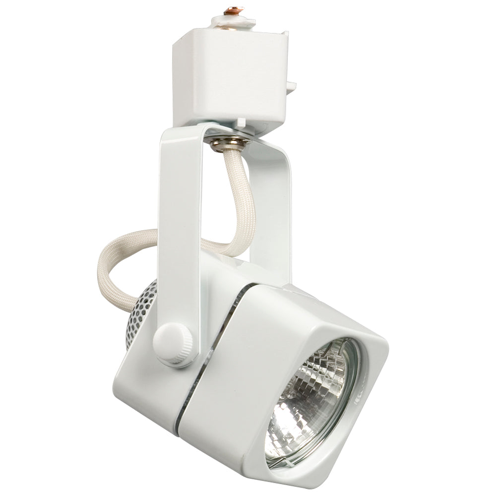 Track Lighting One Light Track Light in White - available from The Lighting Shoppe, trusted by Canadian homeowners