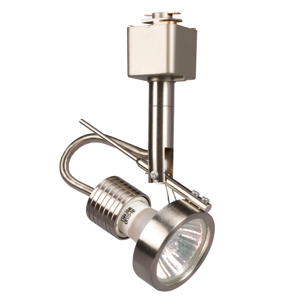 Track Lighting One Light Track Light in Brushed Nickel - available from The Lighting Shoppe, trusted by Canadian homeowners