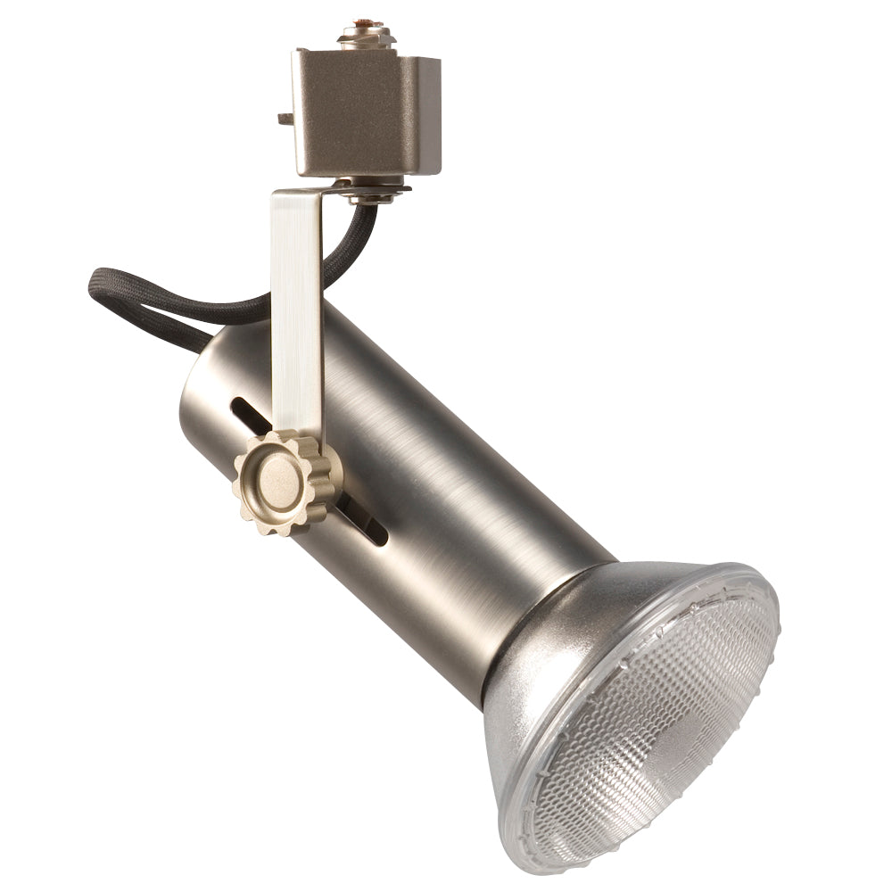 Track Lighting Adjustable Cylinder in Brushed Nickel - available from The Lighting Shoppe, trusted by Canadian homeowners
