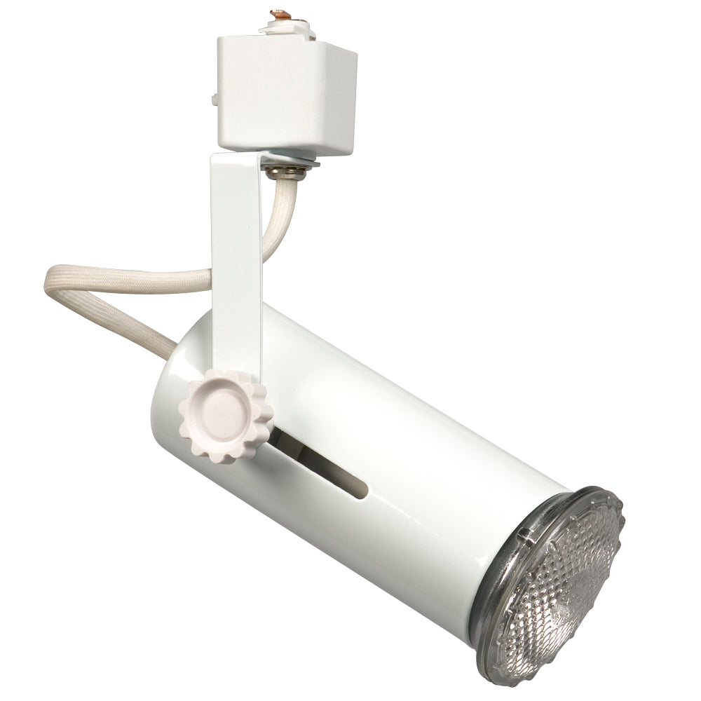 Track Lighting Adjustable Cylinder in White - available from The Lighting Shoppe, trusted by Canadian homeowners
