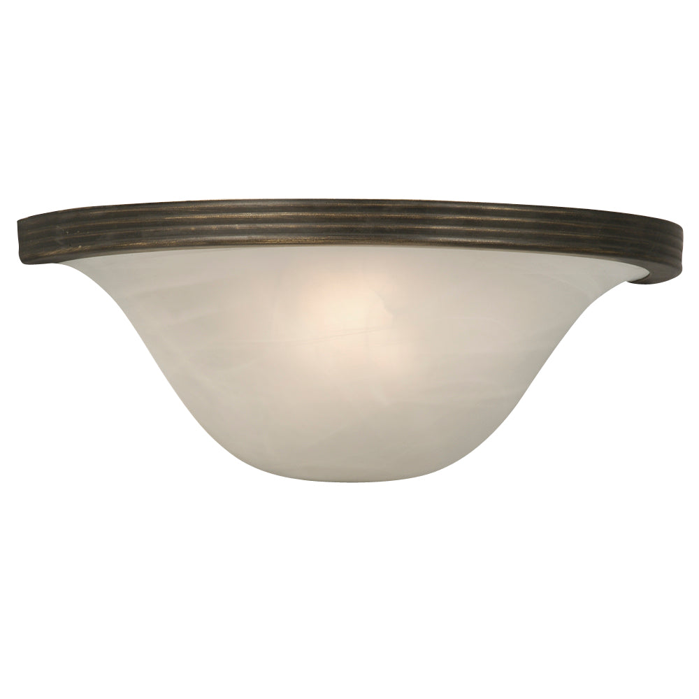 Julian Oil Rubbed Bronze One Light Wall Sconce in Oil Rubbed Bronze - available from The Lighting Shoppe, trusted by Canadian homeowners