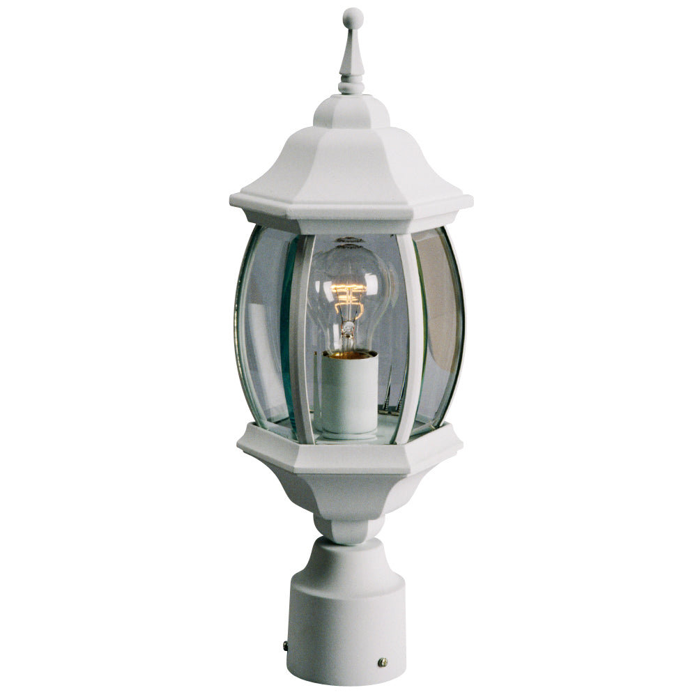 One Light Lantern in White - available from The Lighting Shoppe, trusted by Canadian homeowners