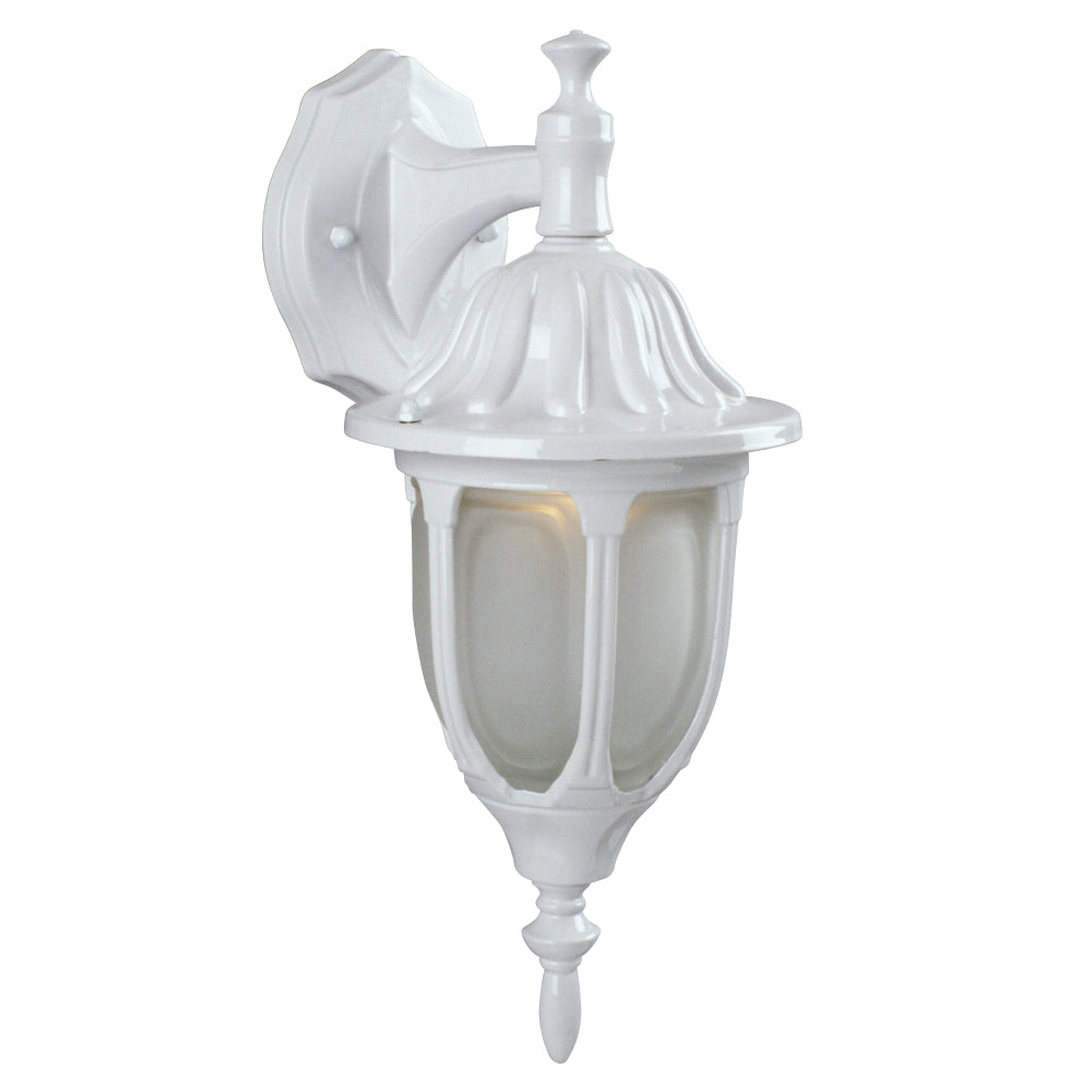 One Light Lantern in White - available from The Lighting Shoppe, trusted by Canadian homeowners