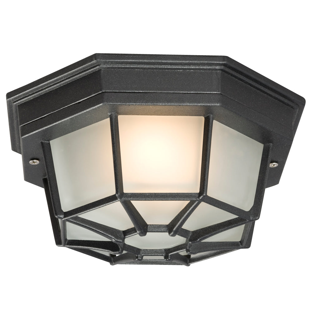 Outdoor Black One Light Outdoor Cast in Black - available from The Lighting Shoppe, trusted by Canadian homeowners