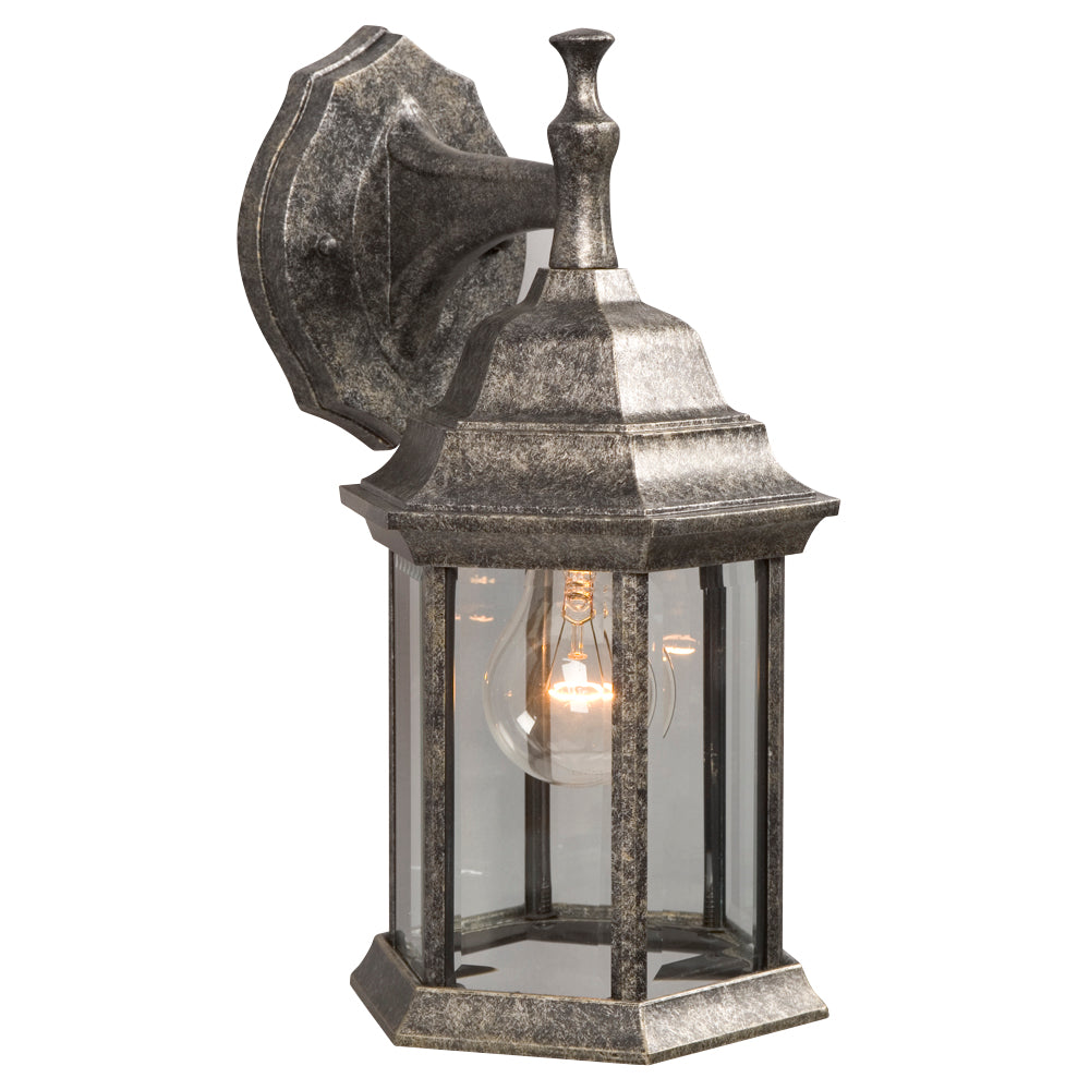 Outdoor Antique Silver One Light Lantern in Antique Silver - available from The Lighting Shoppe, trusted by Canadian homeowners
