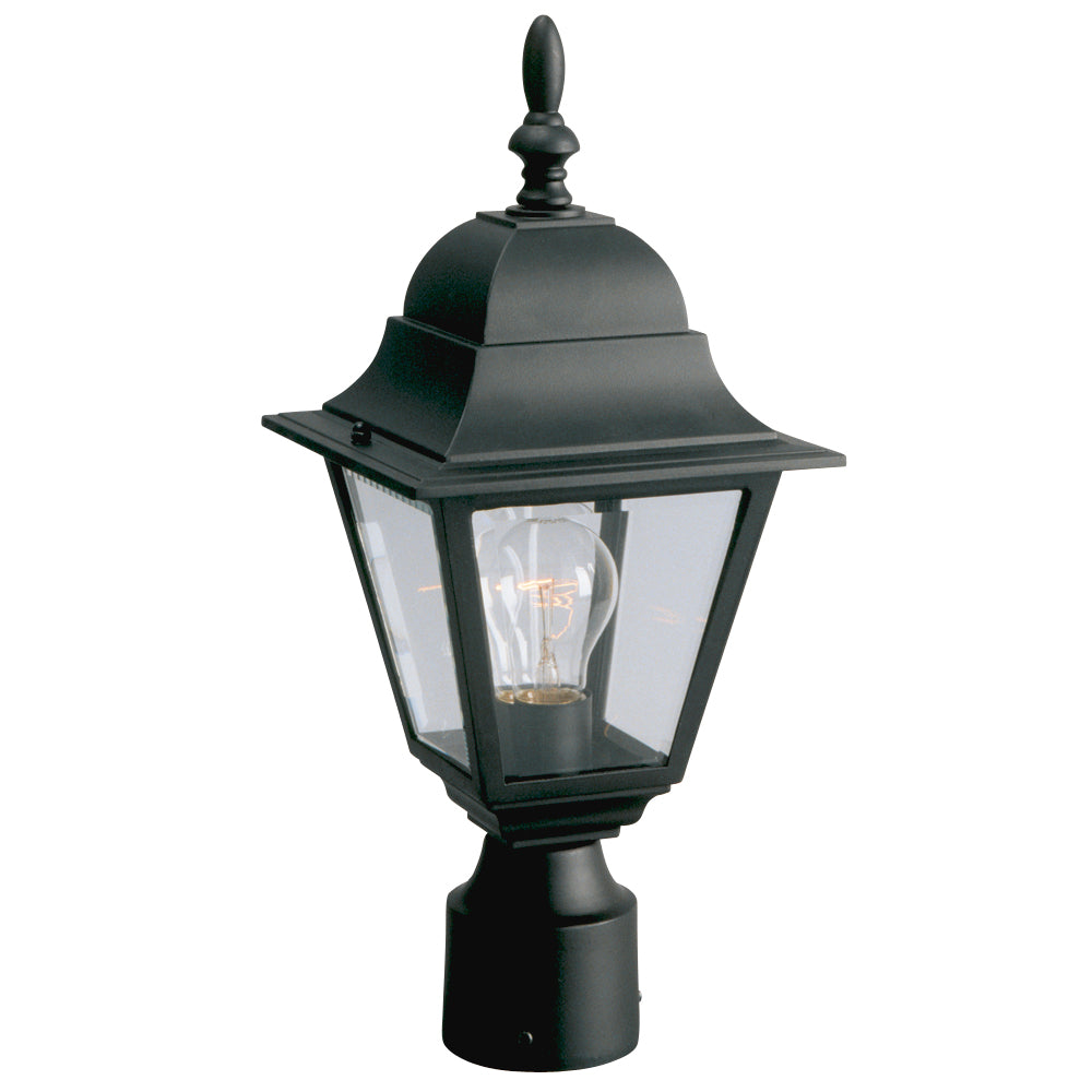Outdoor Black One Light Lantern in Black - available from The Lighting Shoppe, trusted by Canadian homeowners