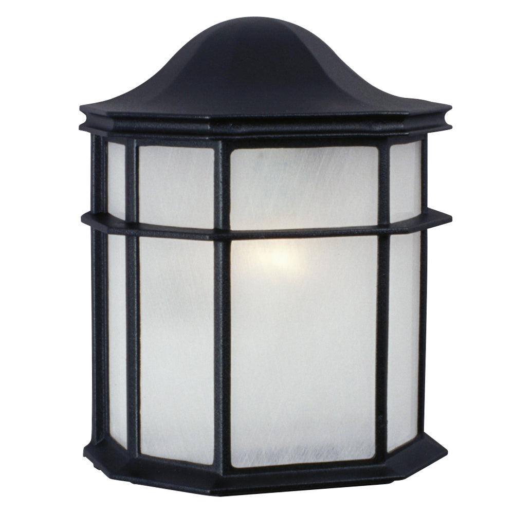 Outdoor Black One Light Outdoor Cast in Black - available from The Lighting Shoppe, trusted by Canadian homeowners