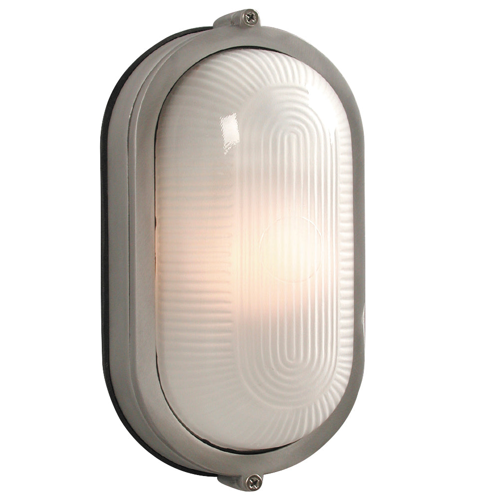 One Light Marine Light in Satin Aluminum - available from The Lighting Shoppe, trusted by Canadian homeowners