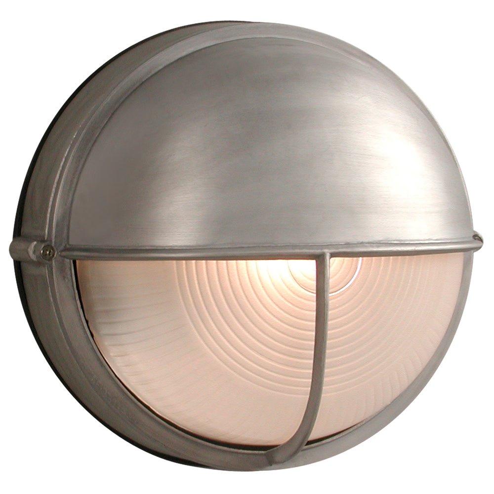 One Light Marine Light in Satin Aluminum - available from The Lighting Shoppe, trusted by Canadian homeowners