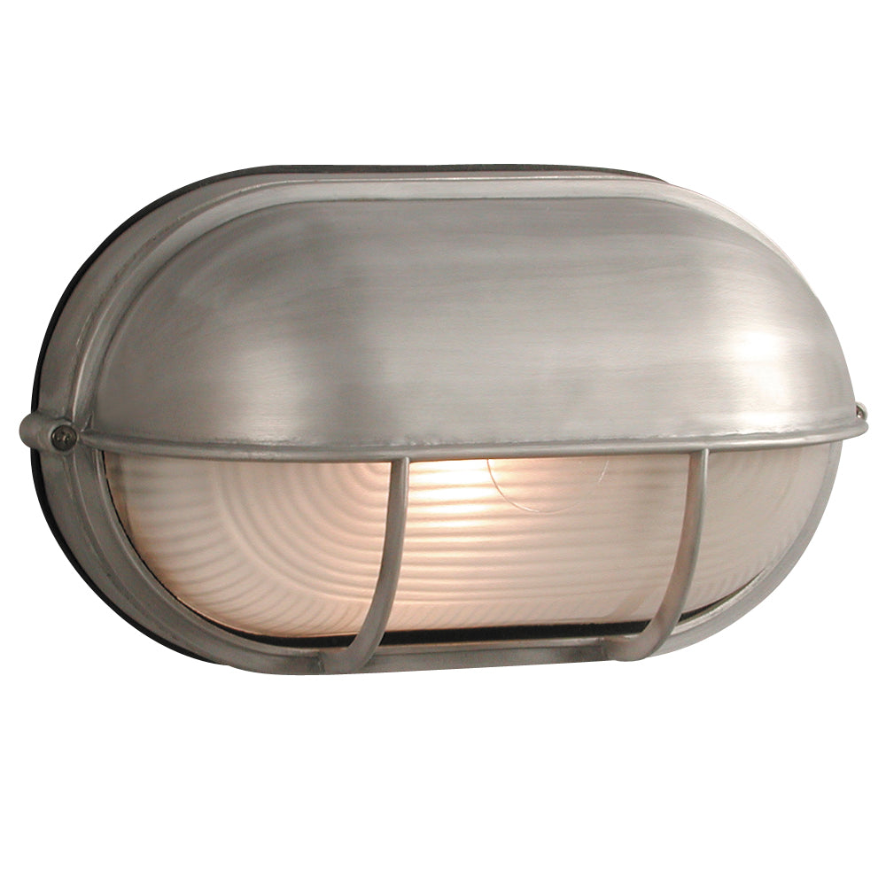 One Light Marine Light in Satin Aluminum - available from The Lighting Shoppe, trusted by Canadian homeowners