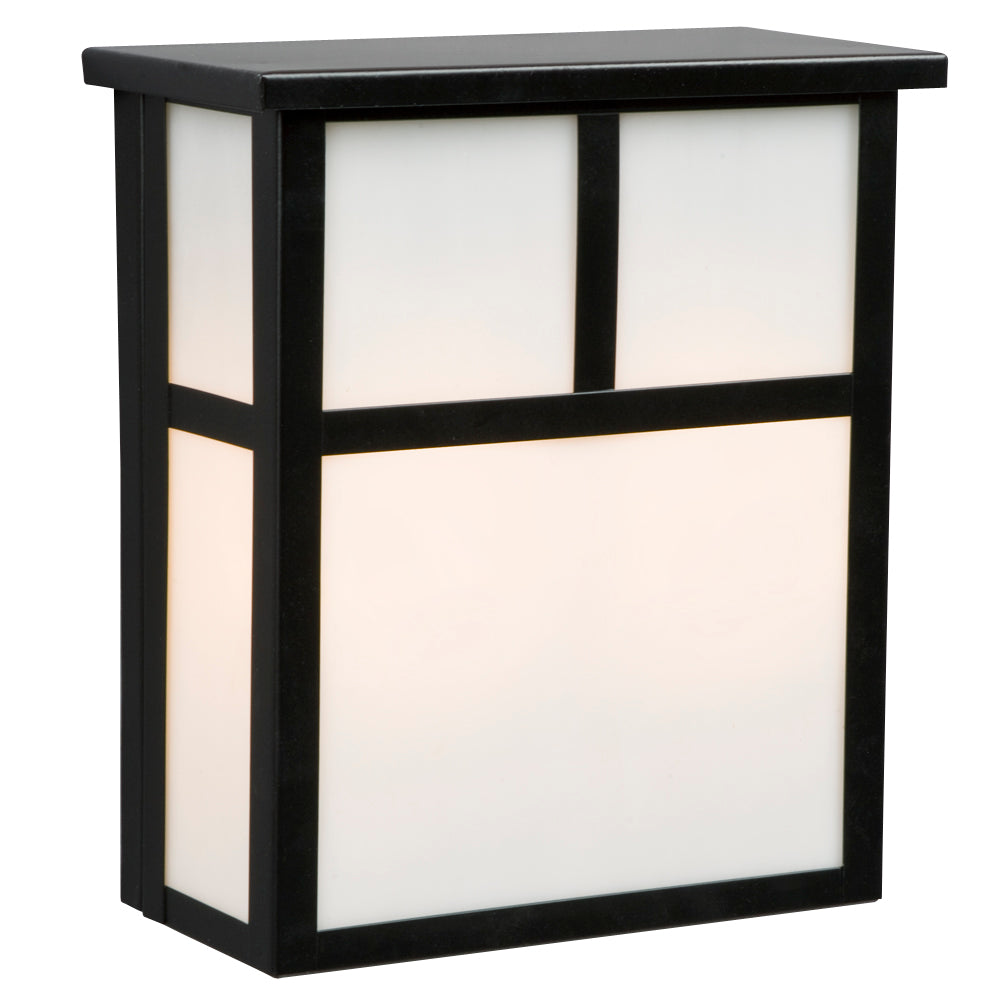 Two Light Outdoor Wall Fixture in Black - available from The Lighting Shoppe, trusted by Canadian homeowners