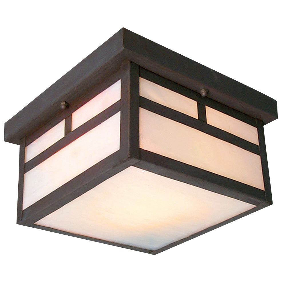 Two Light Outdoor Ceiling Fixture in Old Bronze - available from The Lighting Shoppe, trusted by Canadian homeowners