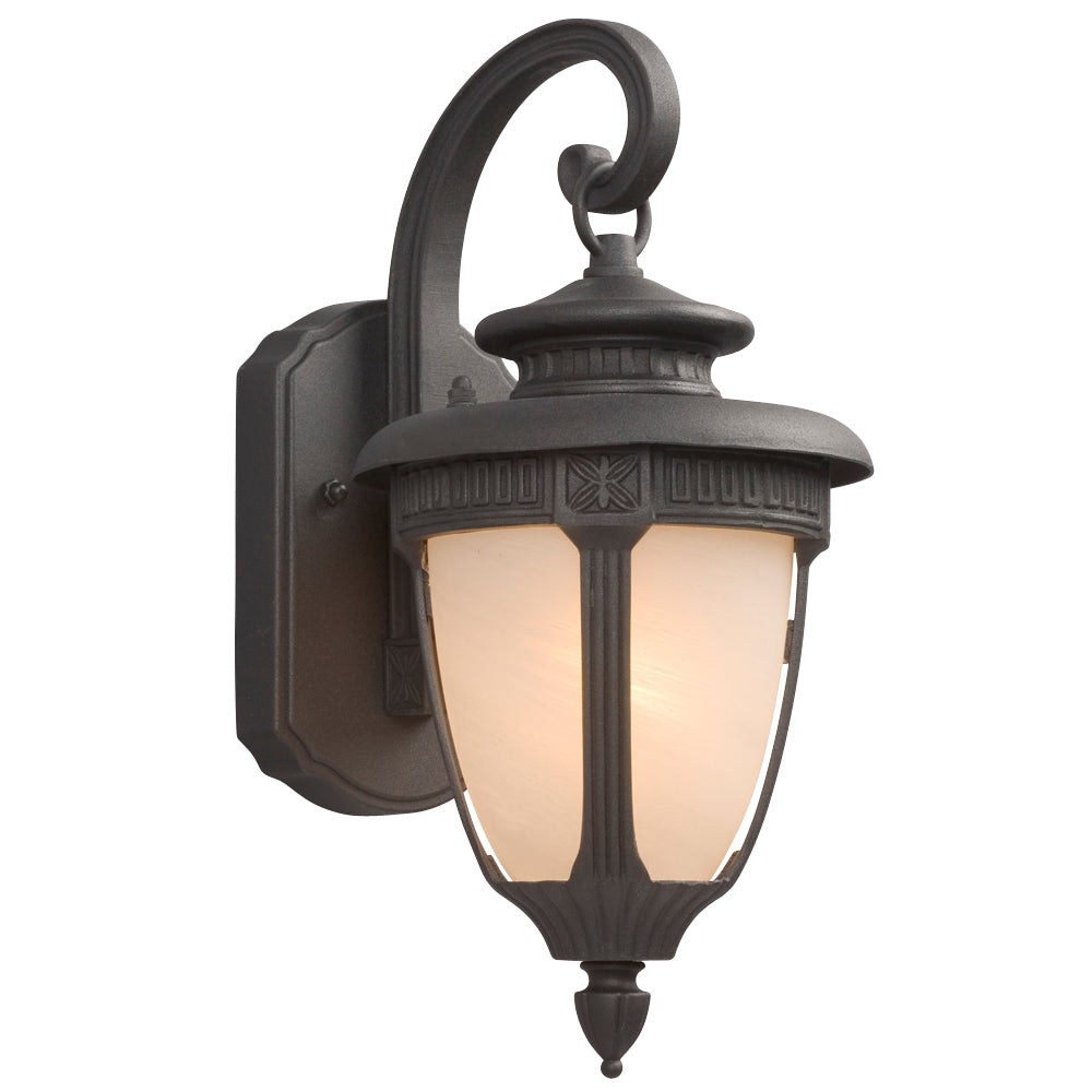 Outdoor Black One Light Lantern in Black - available from The Lighting Shoppe, trusted by Canadian homeowners