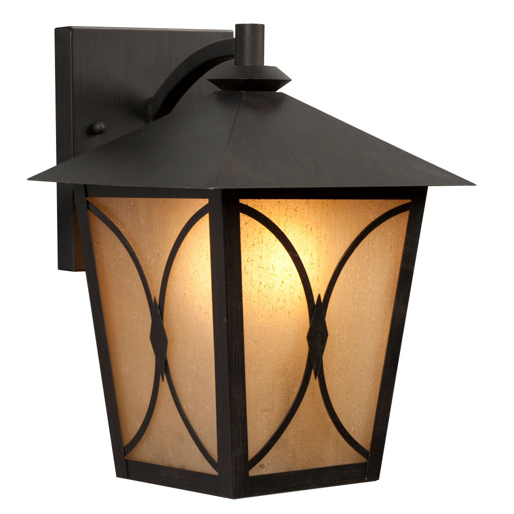 Outdoor Lantern One Light Lantern in Oil Rubbed Bronze - available from The Lighting Shoppe, trusted by Canadian homeowners
