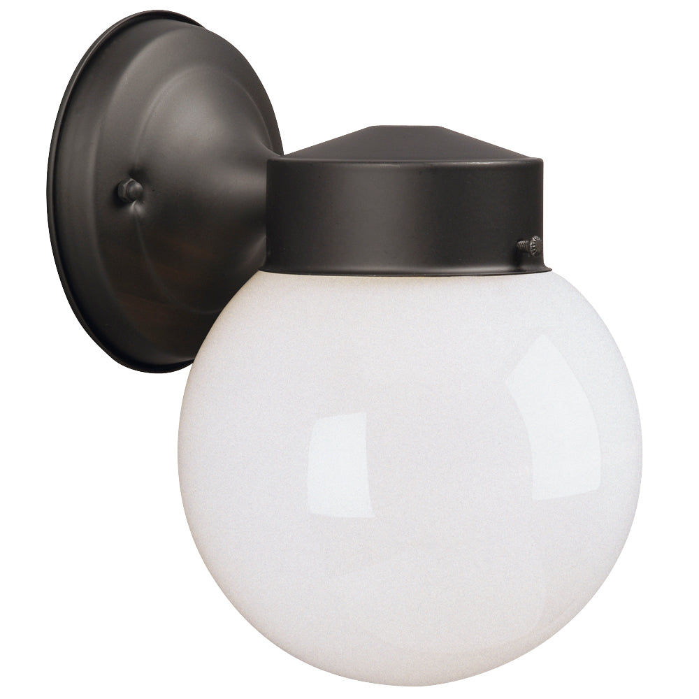 Outdoor Black One Light Outdoor Wall Fixture in Black - available from The Lighting Shoppe, trusted by Canadian homeowners