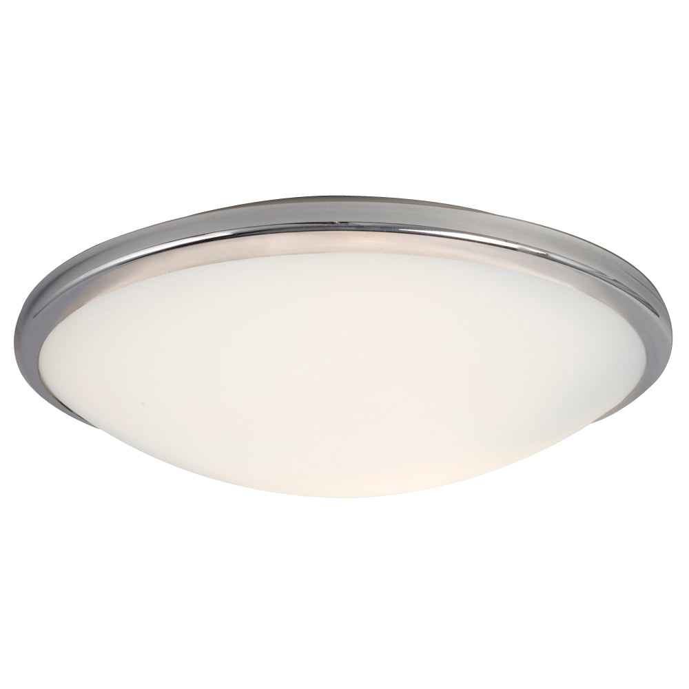 Flush Mount Chrome Two Light Flush Mount in Chrome - available from The Lighting Shoppe, trusted by Canadian homeowners