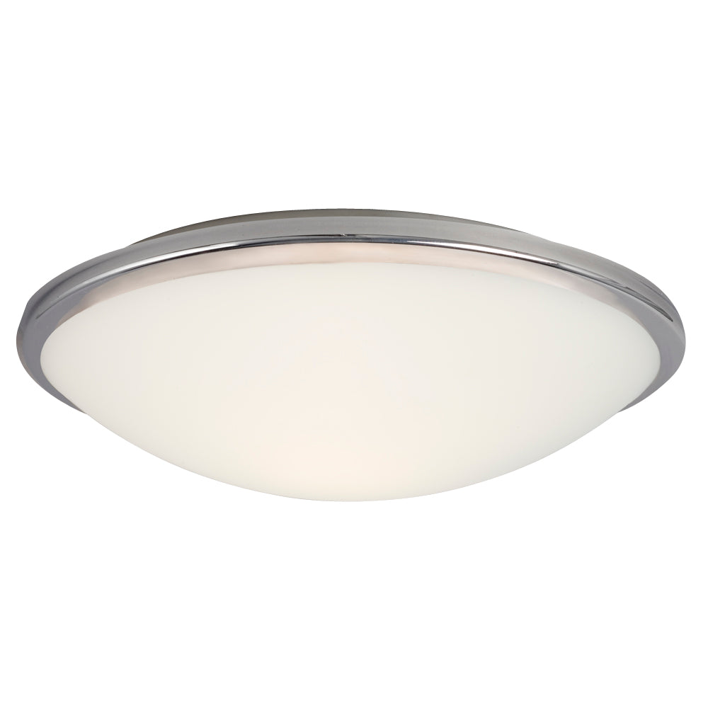 Flush Mount Chrome Two Light Flush Mount in Chrome - available from The Lighting Shoppe, trusted by Canadian homeowners