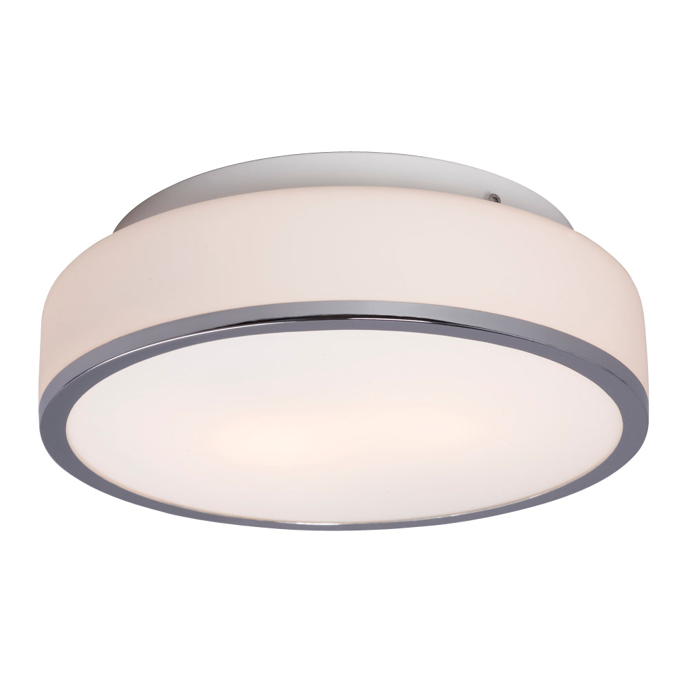 Flush Mount Chrome Two Light Flush Mount in Chrome - available from The Lighting Shoppe, trusted by Canadian homeowners